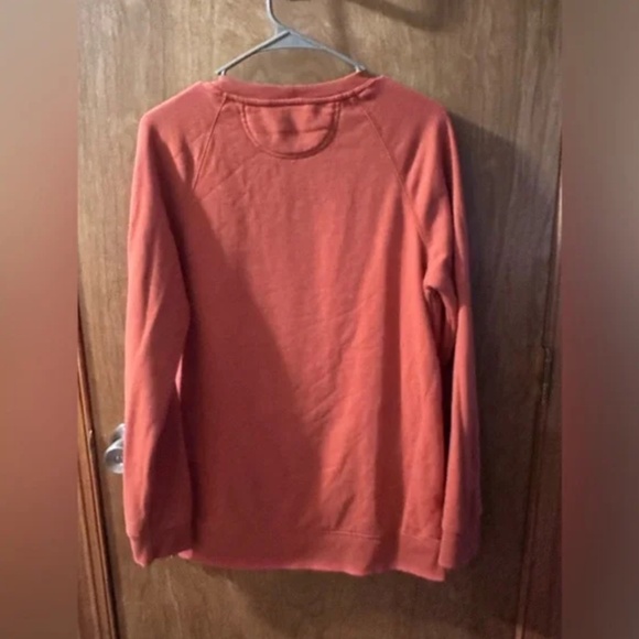 Carhartt Women's Force Relaxed Fit Lightweight Sweatshirt Desert Orange Heather - Picture 2 of 5